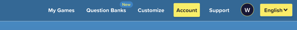 Navigate to Account page