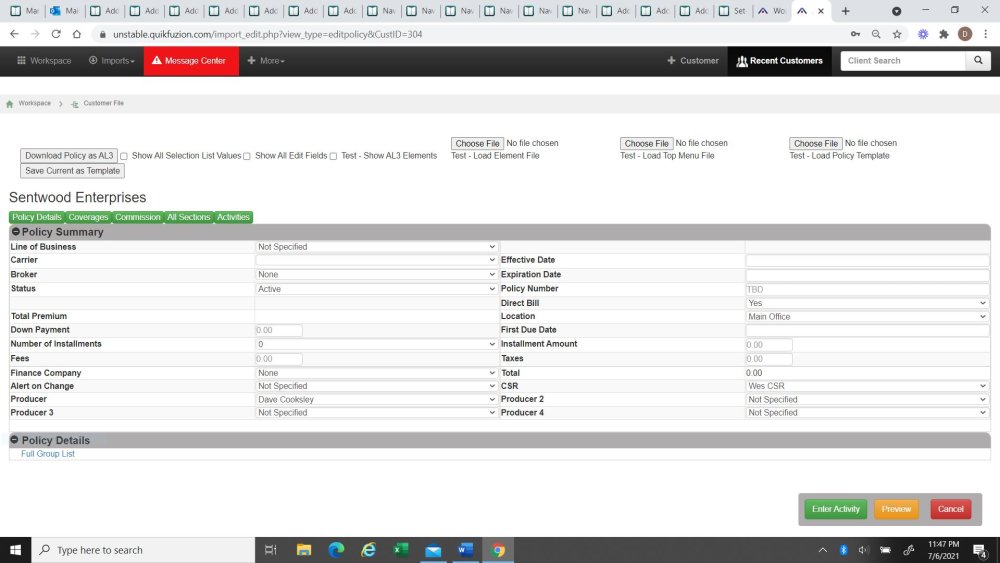 Adding a Policy AMP User Manual 1