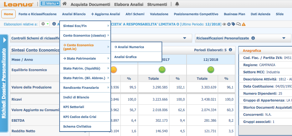 Menu Analisi Di Bilancio Manuale Utente Procedure E Video Esplicativi Di Tutte Le 2792