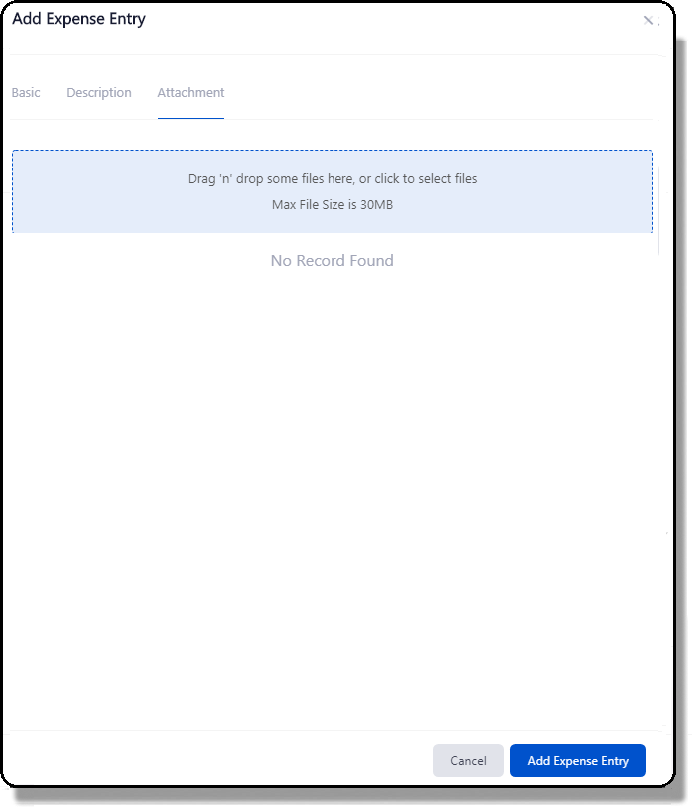 Expense Entry - TimeLive Help - 1