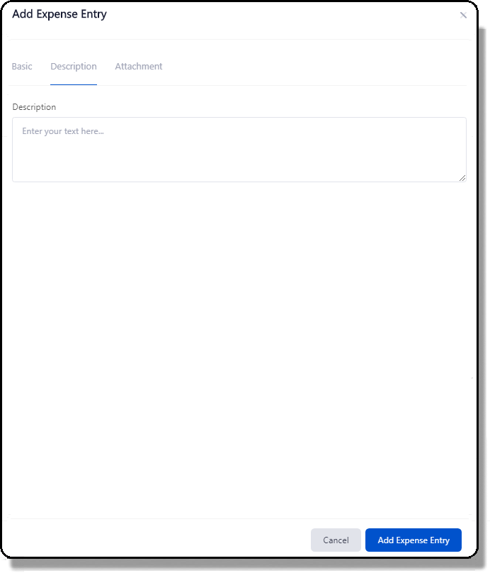 Expense Entry - TimeLive Help - 1