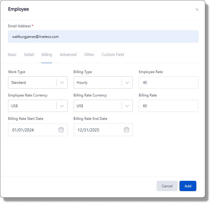 Employees - TimeLive Help - 1