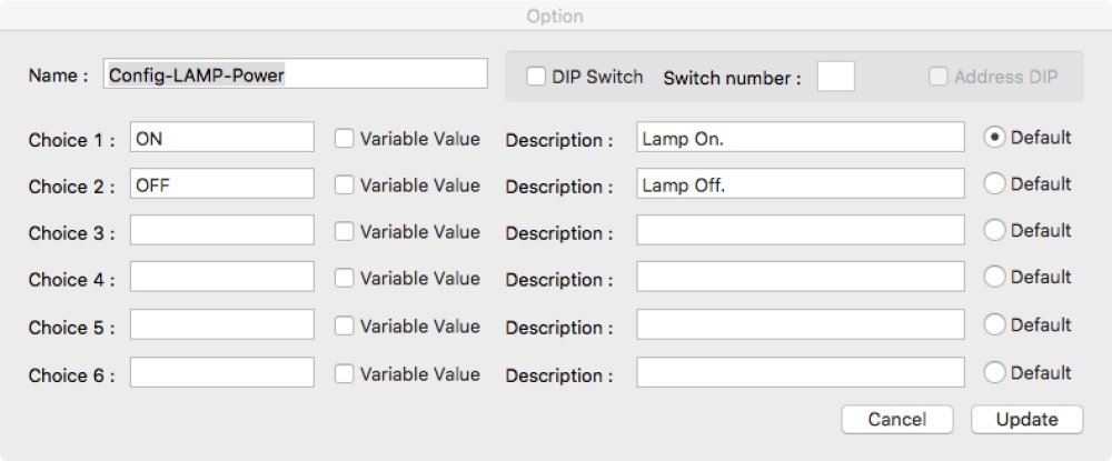Edit Profile – Options Edit