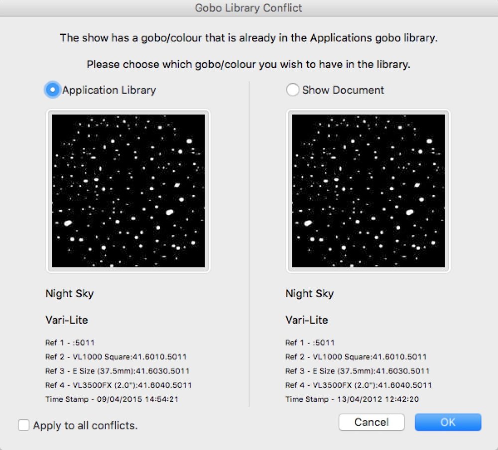 Gobo Conflict Dialog