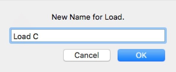 Rename Load Dialog