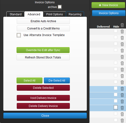 Estimate Options: Advanced Estimate Options: Advanced