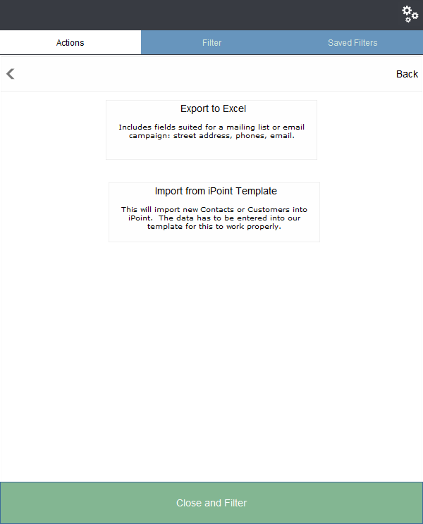 Contact List Options: Advanced Contact List Options: Advanced