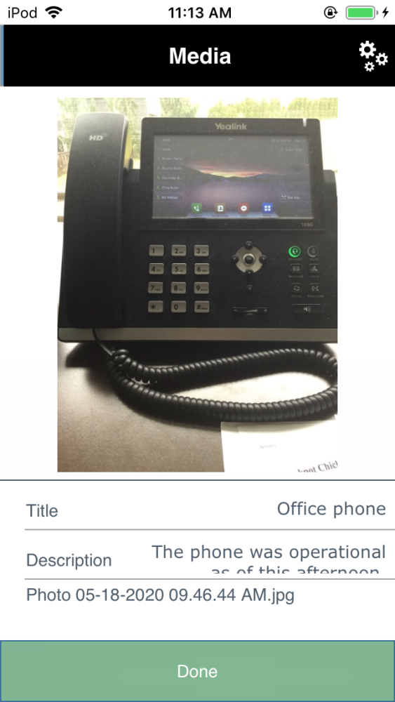 Mobile: Media Details