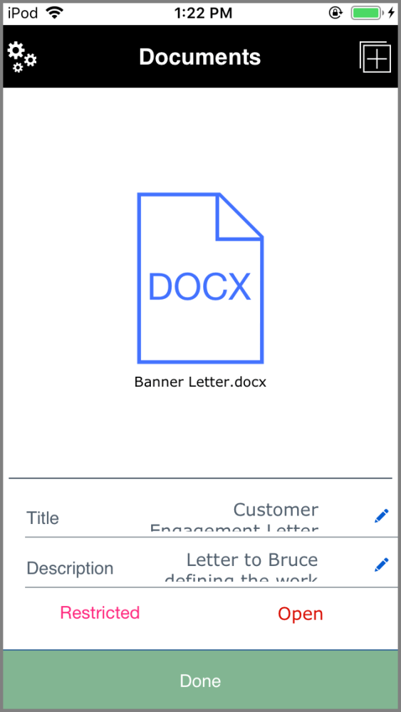 Mobile: Document Details Mobile: Document Details