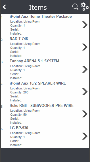 Mobile: Items Mobile: Items