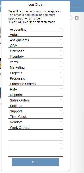 Edit Module Icons Edit Module Icons