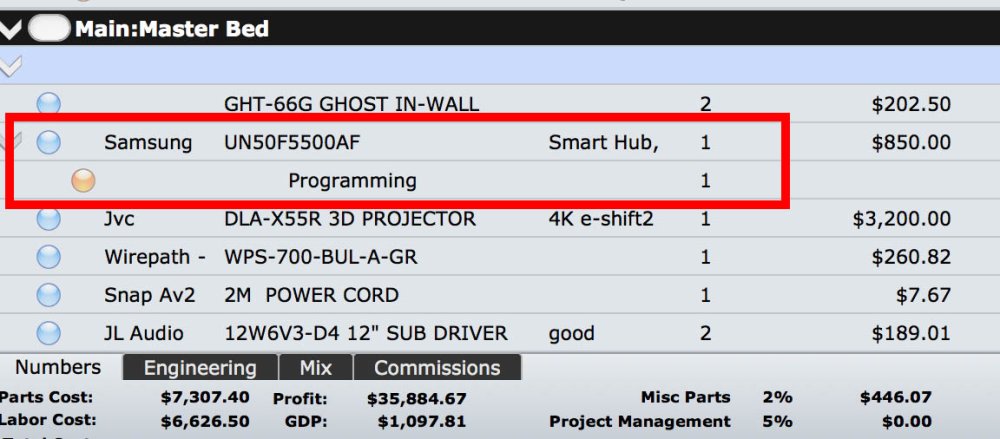 Additional Labor Phase Showing on the Proposal multiple labor phases on proposal