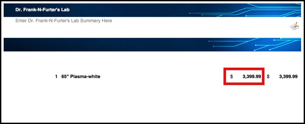 Client Proposal Showing Unit Price client proposal showing unit price