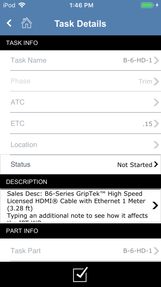 iPointTech Task Details iPointTech Task Details