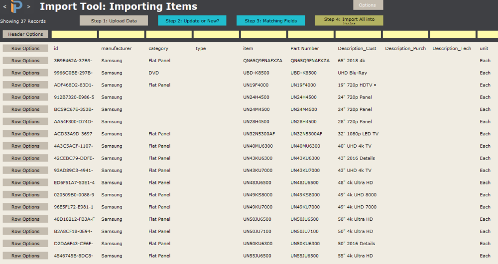 Item Import Tool Item Import Tool
