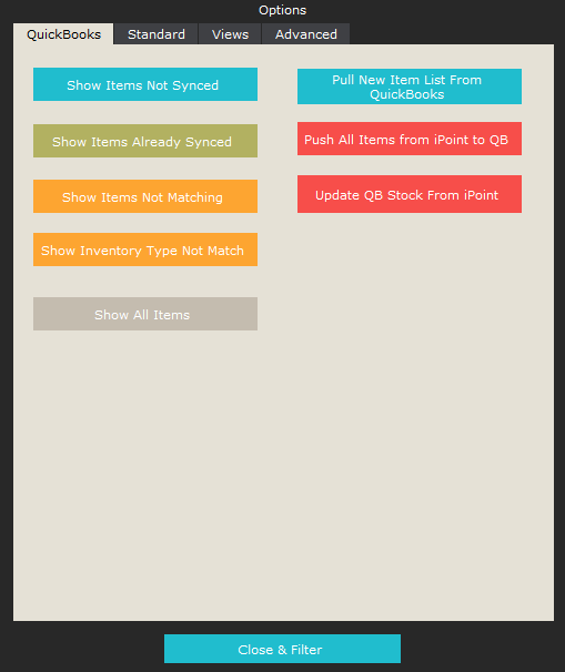 QB Sync Options: QuickBooks QB Sync Options: QuickBooks