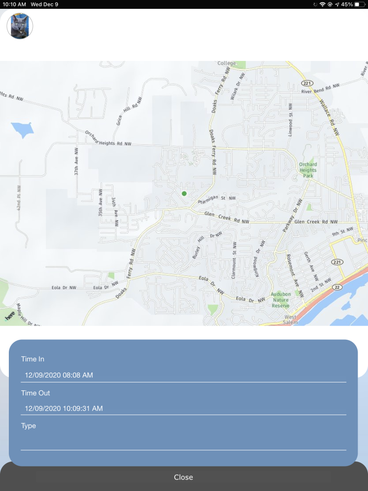 Mobile Time Clock iPoint Control 1