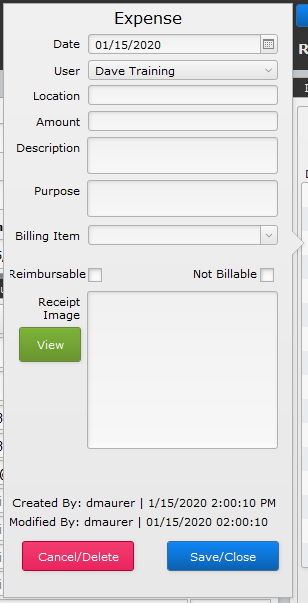 Expense Details Expense Details
