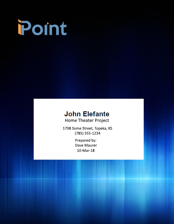 Proposal Cover Page Proposal Cover Page