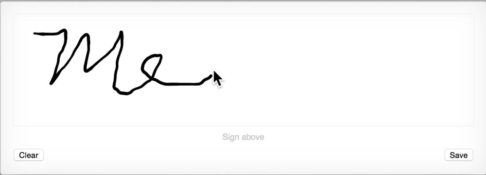 Add a Signature Signature Tab