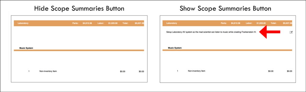 Hide/Show Scope Summaries Hide/Show Scope Summaries
