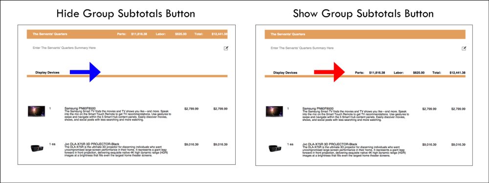 Hide/Show Group Subtotals Hide/Show Group Subtotals