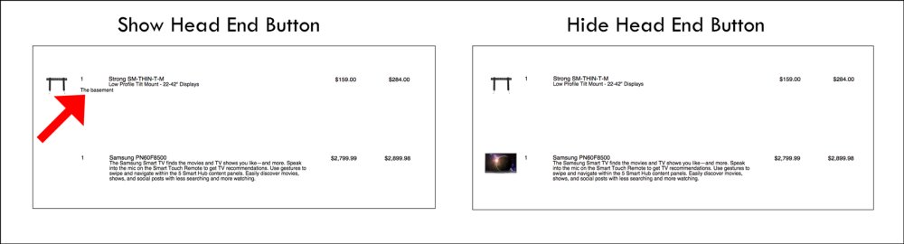 Show/Hide Item Head End Show/Hide Item Head End