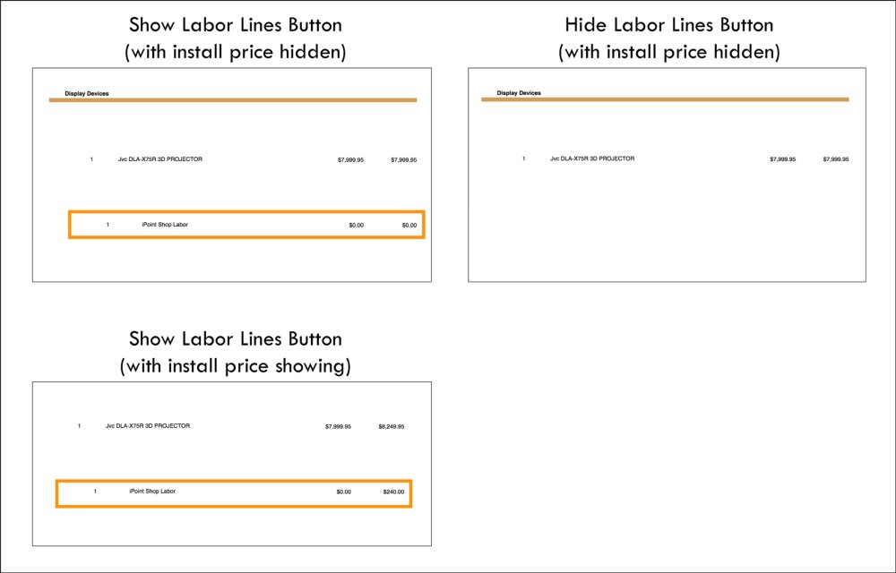 Show/Hide Labor Lines Show/Hide Labor Lines