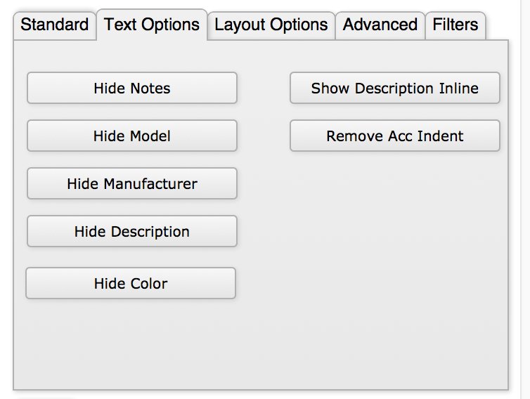 Proposal: Text Options Proposal: Text Options