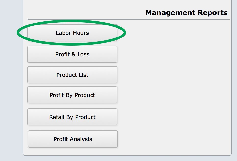Open the Labor Hours Report Open the Labor Hours Report