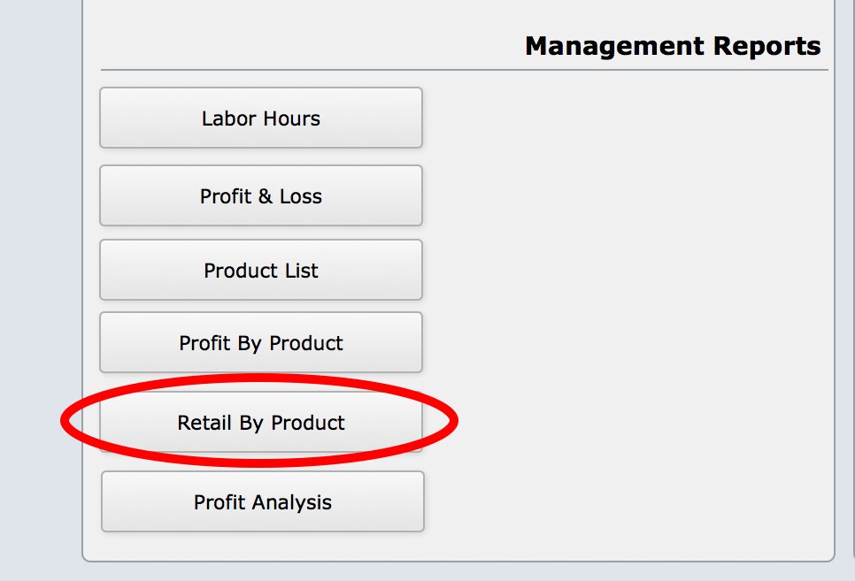 Open the Retail By Product Report Open the Retail By Product Report