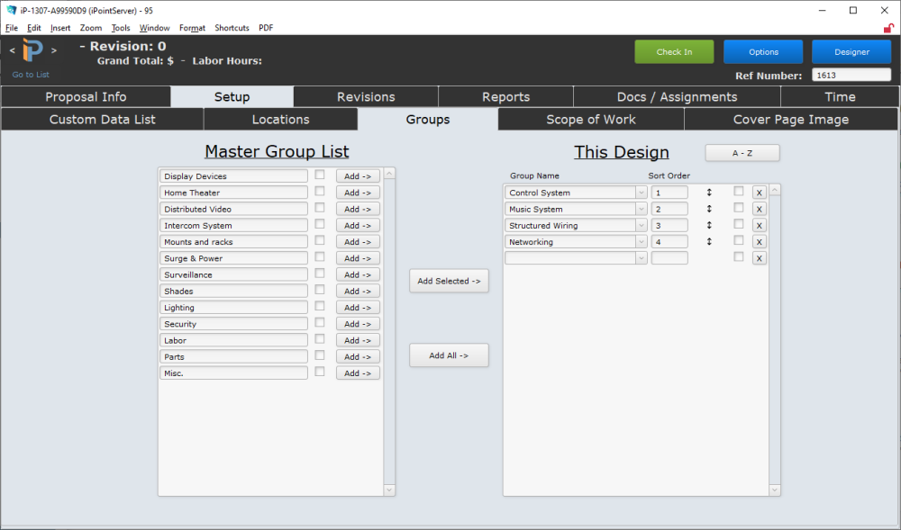 Proposal Groups Proposal Groups