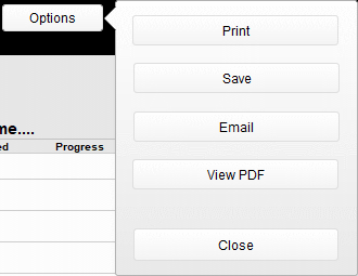 Goals Report options Goals report options