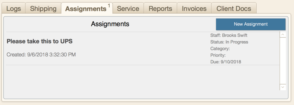 RMA: Assignment RMA: Assignment