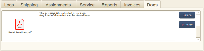 RMAs: Docs RMAs: Docs