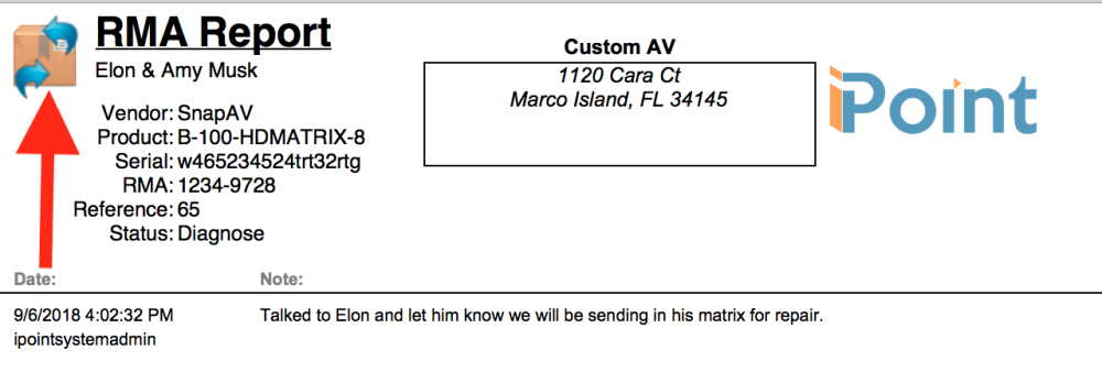 RMAs: Reports RMAs: Reports