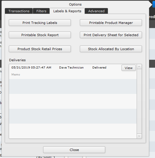 Product Options: Labels & Reports Product Options: Labels & Reports