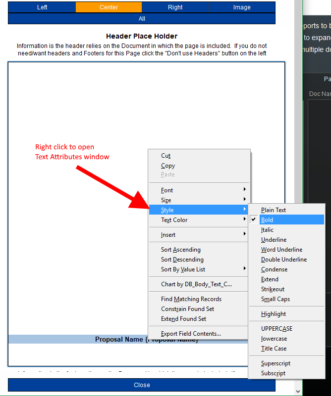 Center Text Editor Center Text Editor