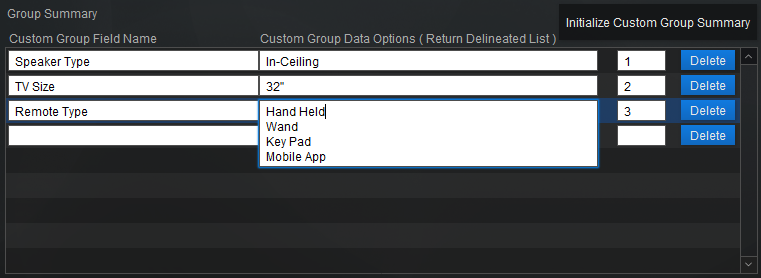 Custom Group Field Names Custom Group Field Names
