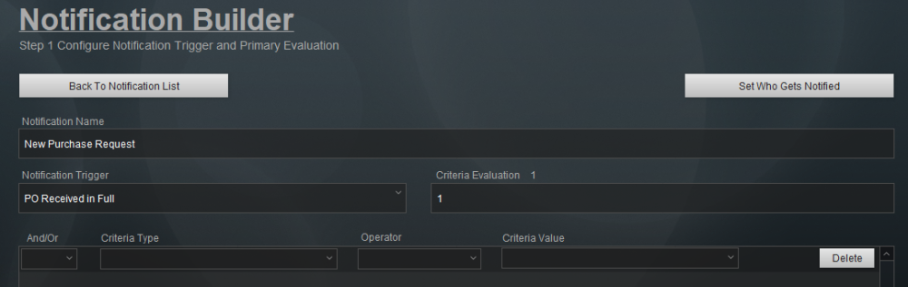 Notification Builder Edit Notification Builder Edit