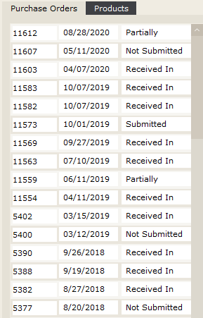 Vendor POs Vendor POs