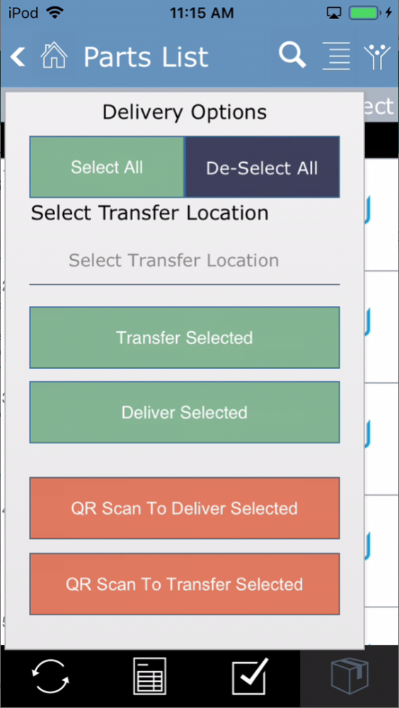 Part Delivery Options part Delivery Options