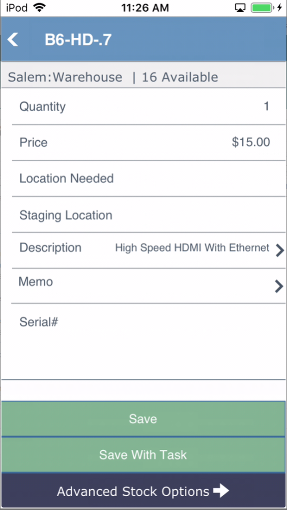 Added Part Details Added Part Details