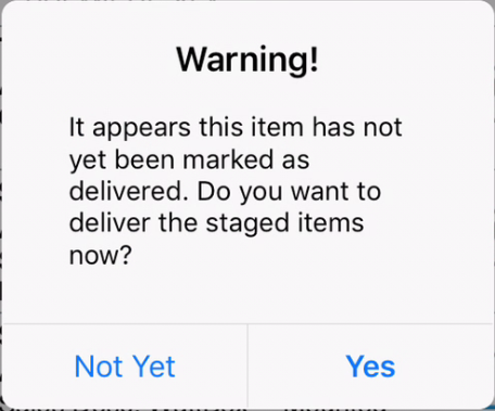 Task Part Delivery Task Part Delivery