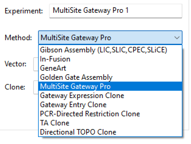 Step 2: Specify the method and options - User Guide to SeqBuilder Pro ...