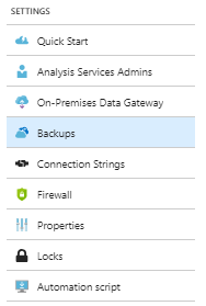 Backup Button Location