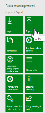 Data Management Export