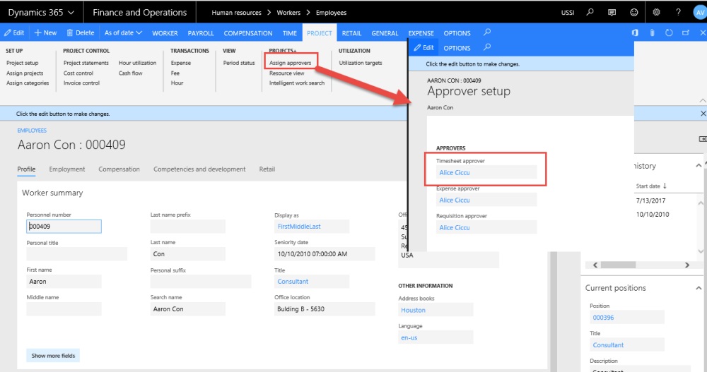 View Late Timesheets - projects360 Features Manual - v10.0.5