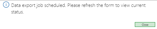 Export Complete