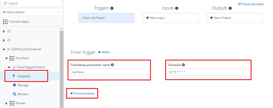 Integrate Timer